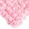 200 Pack Light Pink Roses Artificial Flowers for Decoration, Stemless Fake Foam Rose Heads for Bridal Shower, Wedding (2 In)